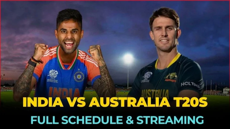 India vs Australia T20 schedule